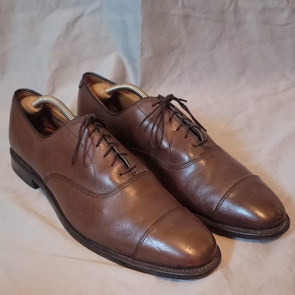 Allen Edmonds Brown Cap-Toe Oxford Shoes